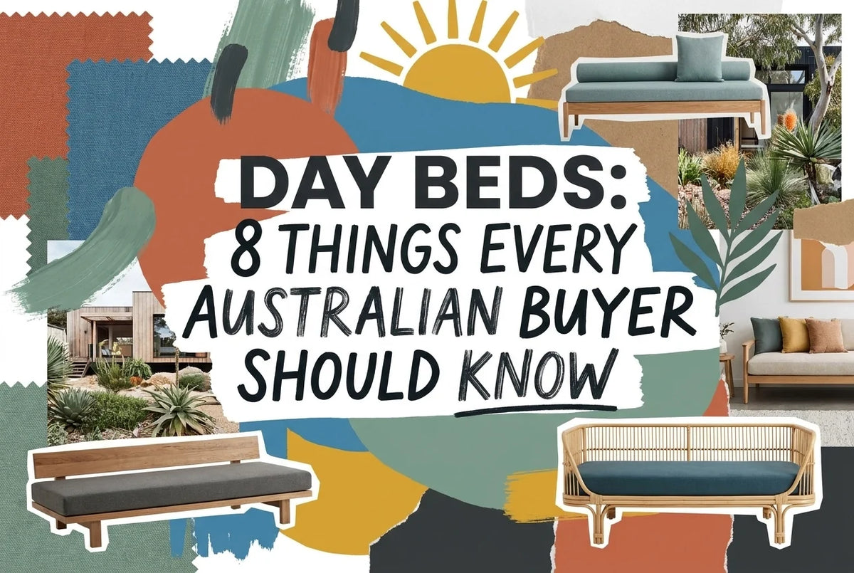 Professional header image for list-based article: Day Beds: 8 Things Every Australian Buyer Should Know