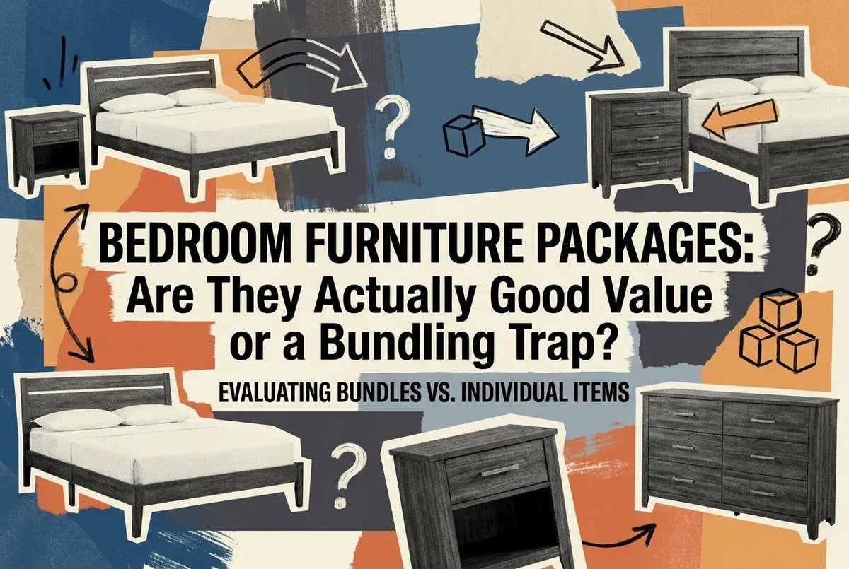 Professional header image for comparison analysis: Bedroom Furniture Packages: Are They Actually Good Value ...