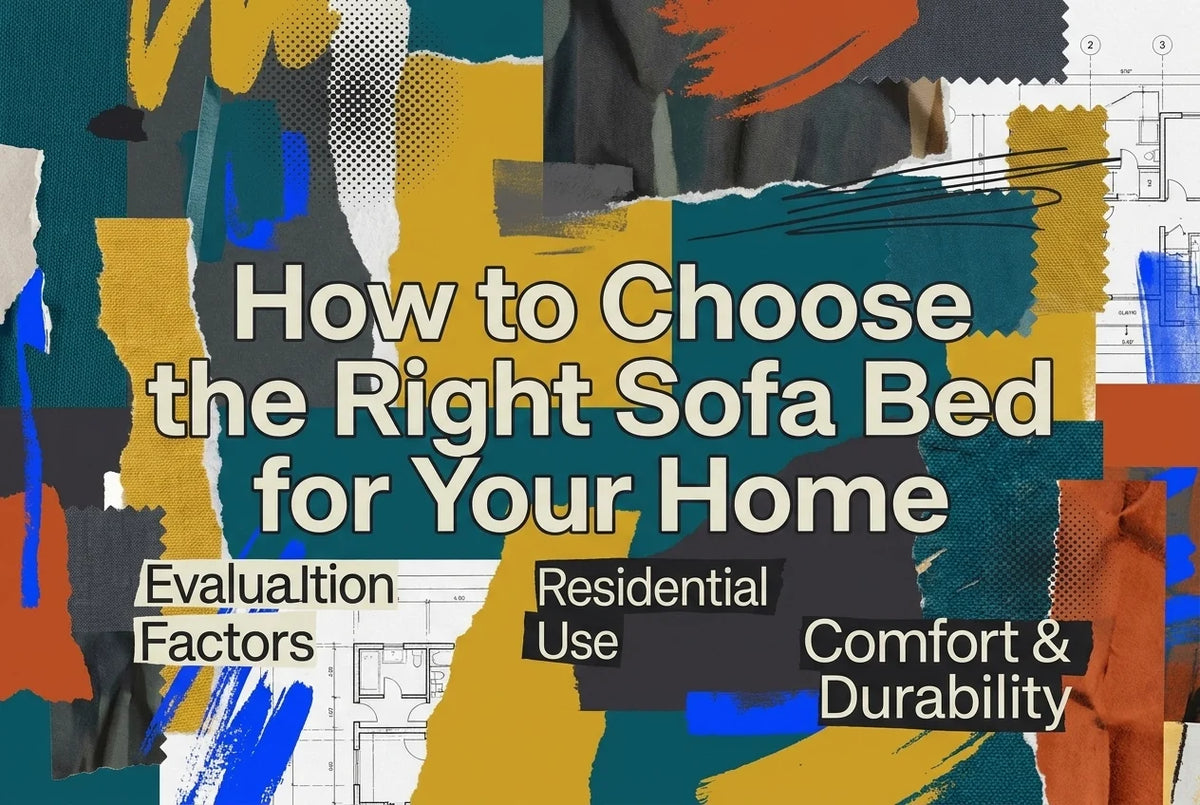 Professional header image for list-based article: How to Choose the Right Sofa Bed for Your Home