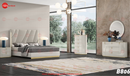 Enzo Bedroom Suite Luxury Modern Grey Titanium Gold