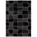 Feary G9128 Dark Grey Black Modern Rug