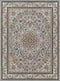 Mashad 722146 Gray Traditional Persian Area Rug