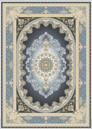 Mash 723502 Traditional Persian Area Rug Coal