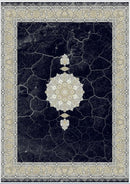 Mash 802098 Traditional Persian Area Rug Dark Blue