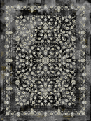 Mash 803582 Dark Blue Traditional Persian Area Rug