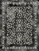 Mashad 803582 Dark Blue Traditional Persian Area Rug