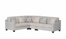 Tasman Fabric Modern Corner Sofa Set Grey