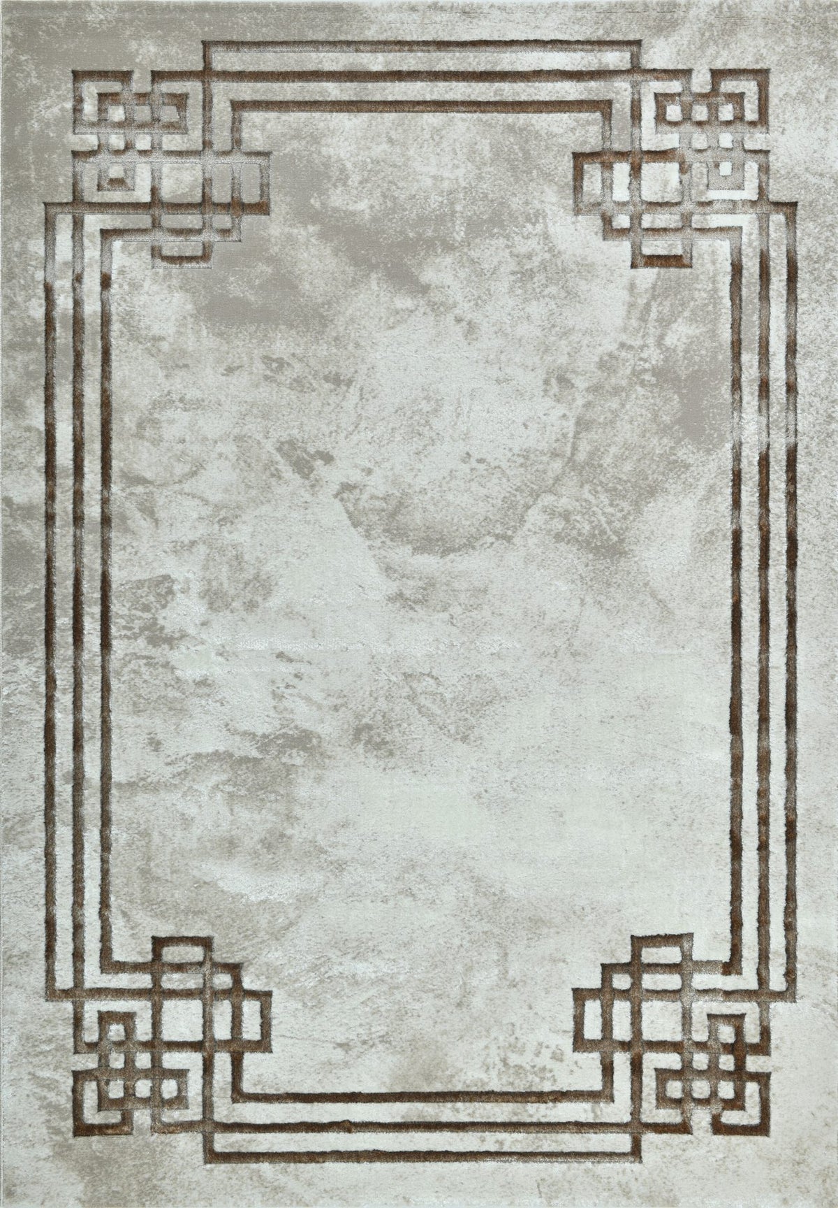 Zara Z203A Modern Area Rug Cream Vizon - Quality Rugs and Furniture