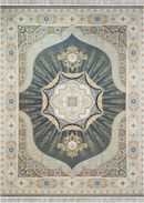 Noor Dolphin Blue Traditional Persian Area Rug