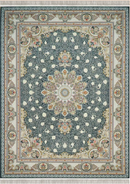 Novin Dolphin BlueTraditional Persian Area Rug