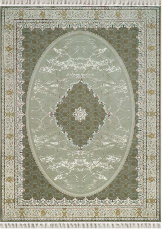Parnian Silver Traditional Persian Area Rug
