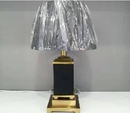 Table Lamp MK1160 Crystal and Iron Hardware with Glass Accents