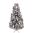 Christmas Tree T2071 Grey Leaves, Plum Blossoms