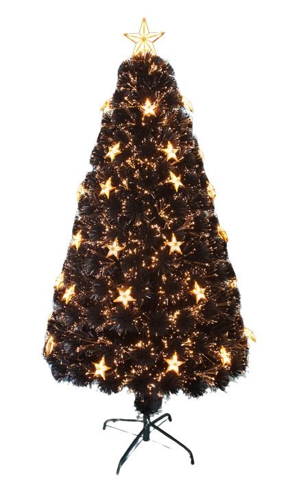 Christmas Tree T926 - 60cm Height, Green PVC, Gold Frame, LEDs - Quality Rugs and Furniture