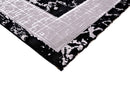 Marmaris D389B Black/V.Grey Modern Area Rug