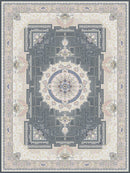 Ivan Traditional Persian Area Rug Smoke