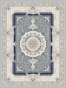 Ivan Traditional Persian Area Rug Silver