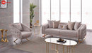 Laguna Modern Fabric Sofa Set Gold