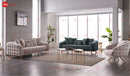 Laguna Modern Fabric Sofa Set Gold