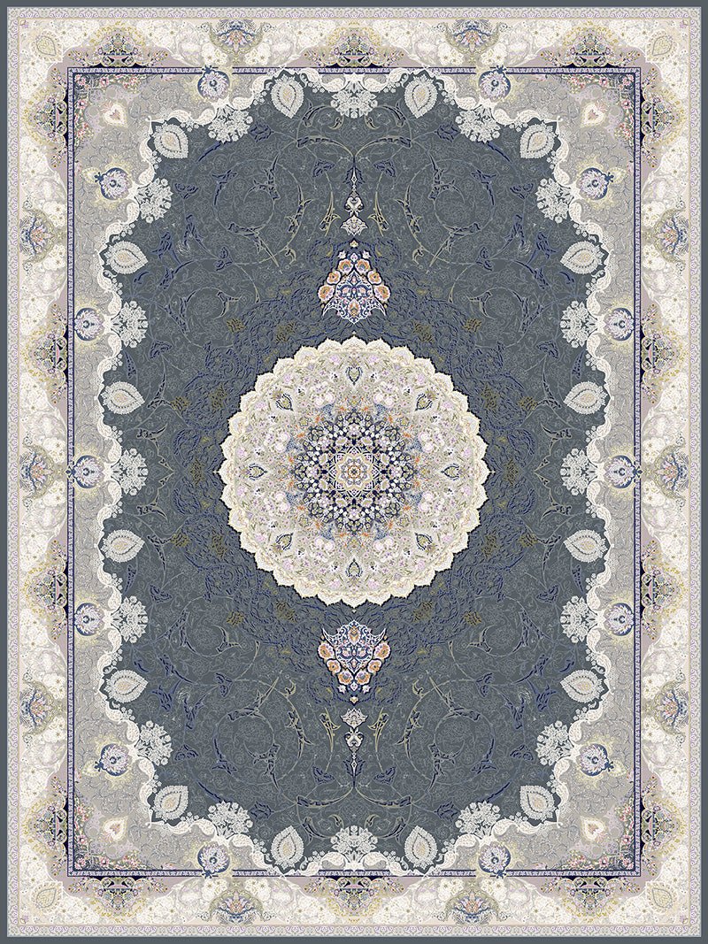 Linda Smoke Traditional Persian Area Rug - Quality Rugs and Furniture