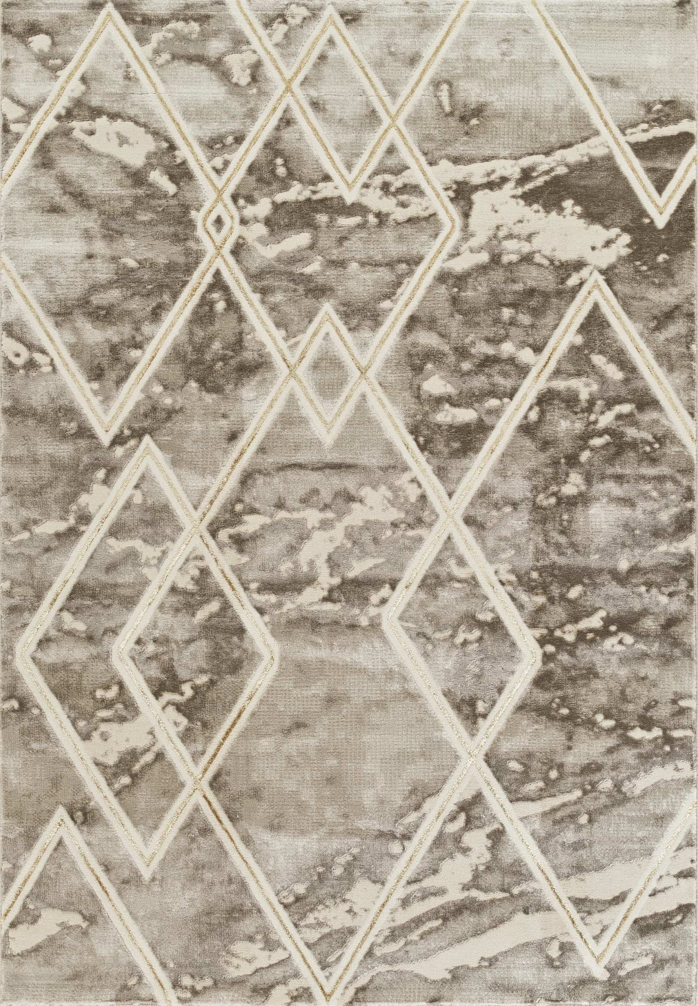Marmaris D633A Modern Area Rug Beige V.Gold - Quality Rugs and Furniture