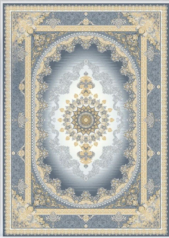 Mash 723502 Traditional Persian Area Rug Grey - Quality Rugs and Furniture