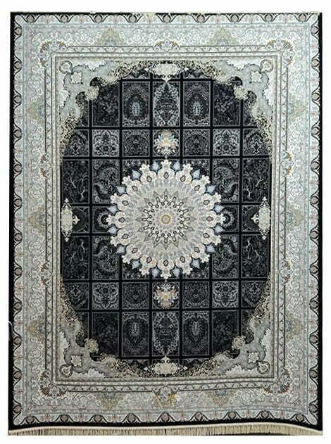 Mash 802095 Dark Blue Persian Traditional Rug - Quality Rugs and Furniture