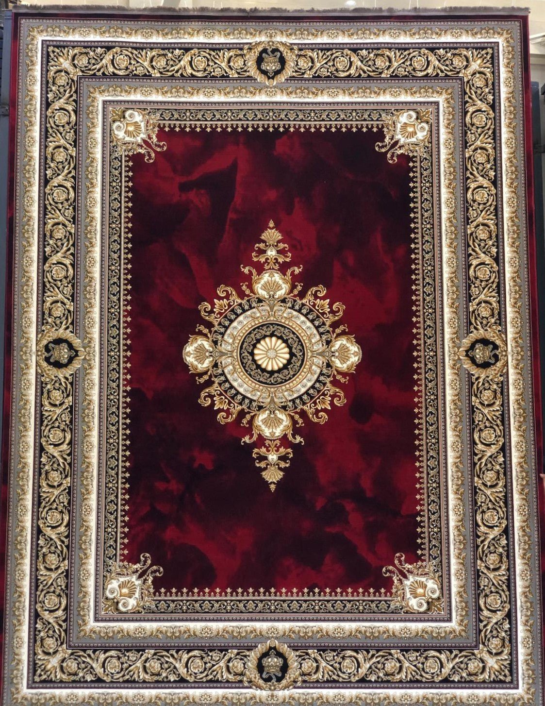 Negin 12120 Red Traditional Persian Rug - Quality Rugs and Furniture