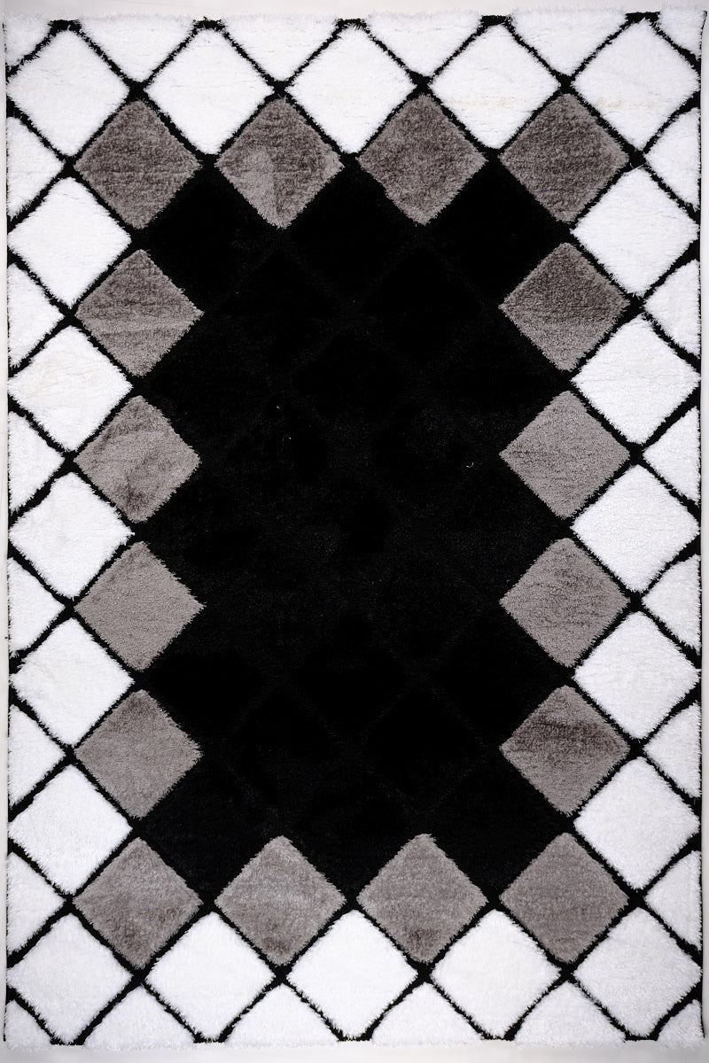 Rio Loop X012 Grey Modern Area Rug - Quality Rugs and Furniture