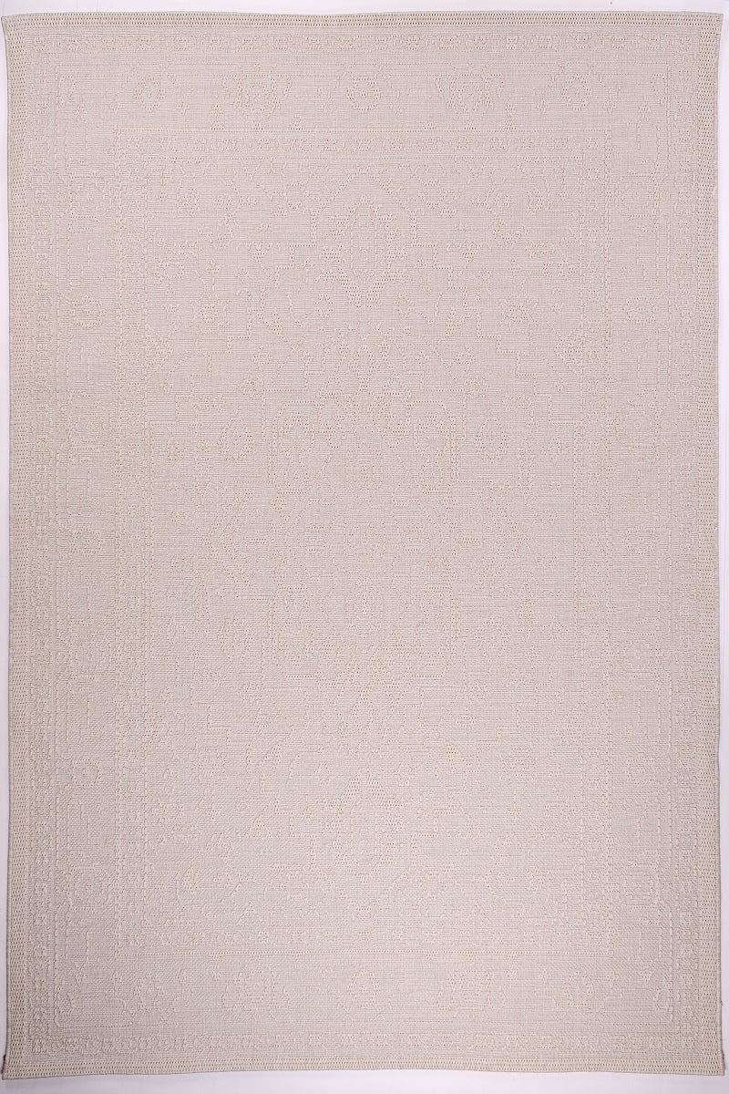 Sandra E7223 Cream Modern Area Rug For Living Room, Bedroom - Quality Rugs and Furniture