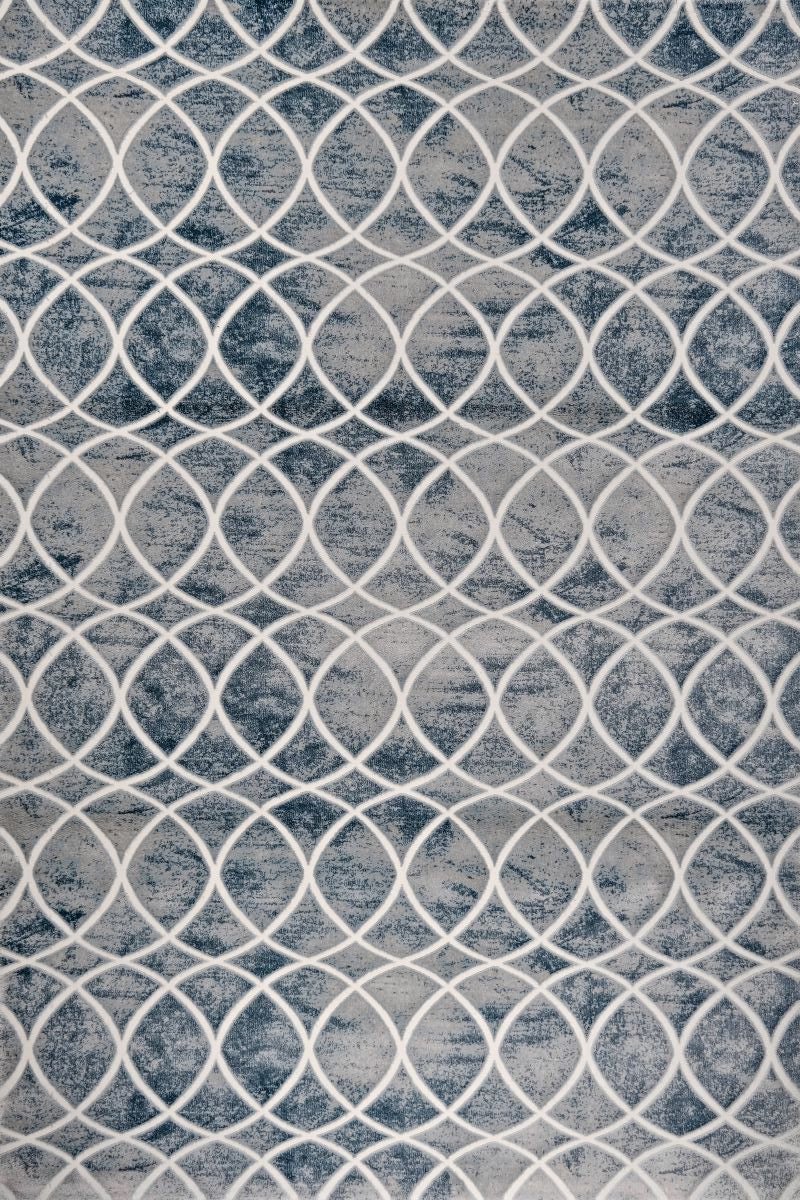 Sofia 7766A Light Blue / Blue Modern Area Rug - Quality Rugs and Furniture