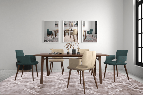 Sofia 9711A Vizon / Cream Modern Area Rug - Quality Rugs and Furniture