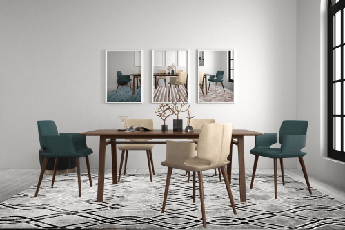Sofia 9718A Cream / Light Grey Modern Area Rug - Quality Rugs and Furniture