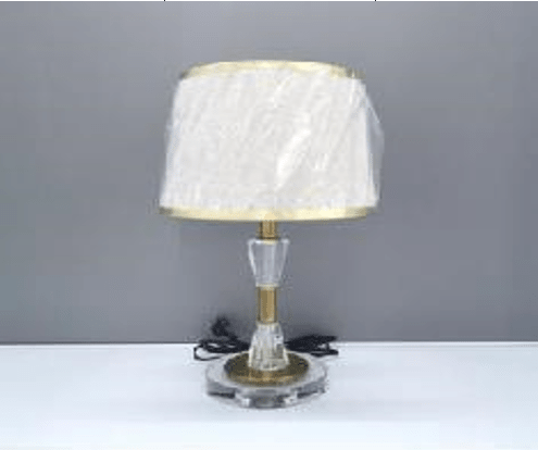Table Lamp MK1011 Unique Hardware with Glass and Iron Elements - Quality Rugs and Furniture