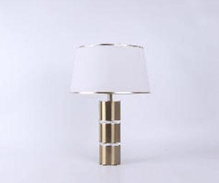 Table Lamp MK1807 - 3 Crystal and Iron Hardware with Glass Accents - Quality Rugs and Furniture