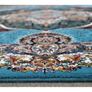 A HALLWAY RUNNERS | Zomorod 25050 Blue Hallway Runner Traditional Rug | Quality Rugs and Furniture