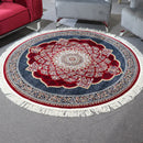 A ROUND RUG | Zomorod 25036 Red Round Traditional Rug | Quality Rugs and Furniture