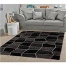 A RUG | Feary G9128 Dark Grey Black Modern Rug | Quality Rugs and Furniture
