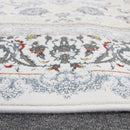 A ROUND RUG | Zartosht 4819 Cream Round Traditional Rug | Quality Rugs and Furniture