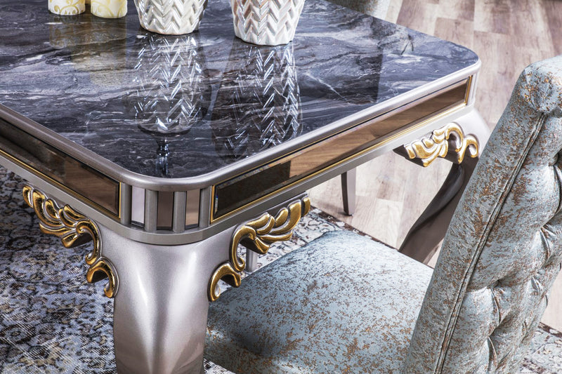 Safir Art Deco Dining Table Modern Mid Century