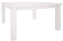Alaska Modern Dining Table Brushed White