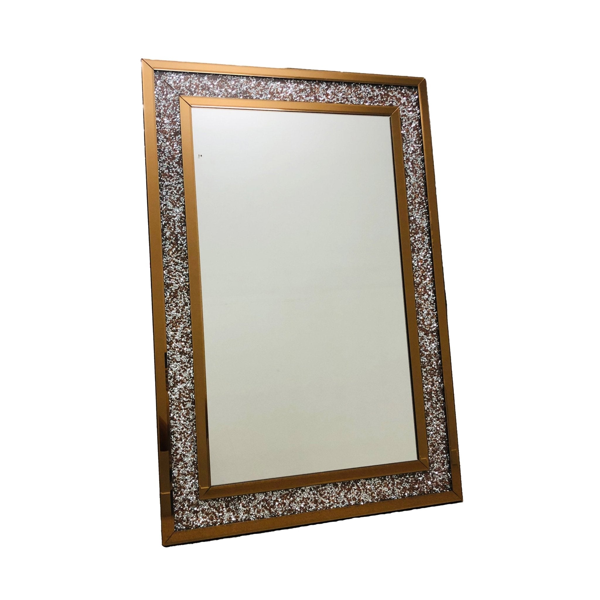 Af199 Wall Mirror Rectangle Silver with LED - Quality Rugs and Furniture