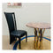 Eclipse Wooden Dining Chair Leather Modern Black