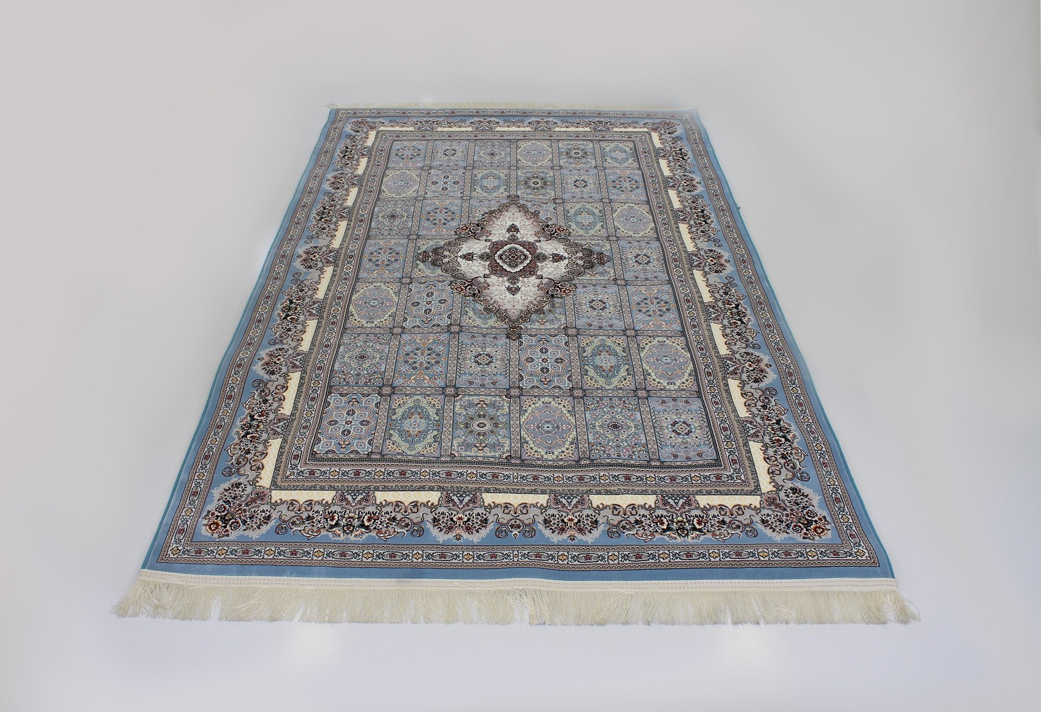 Elsa 3180 Blue Traditional Persian Area Rug - Quality Rugs and Furniture