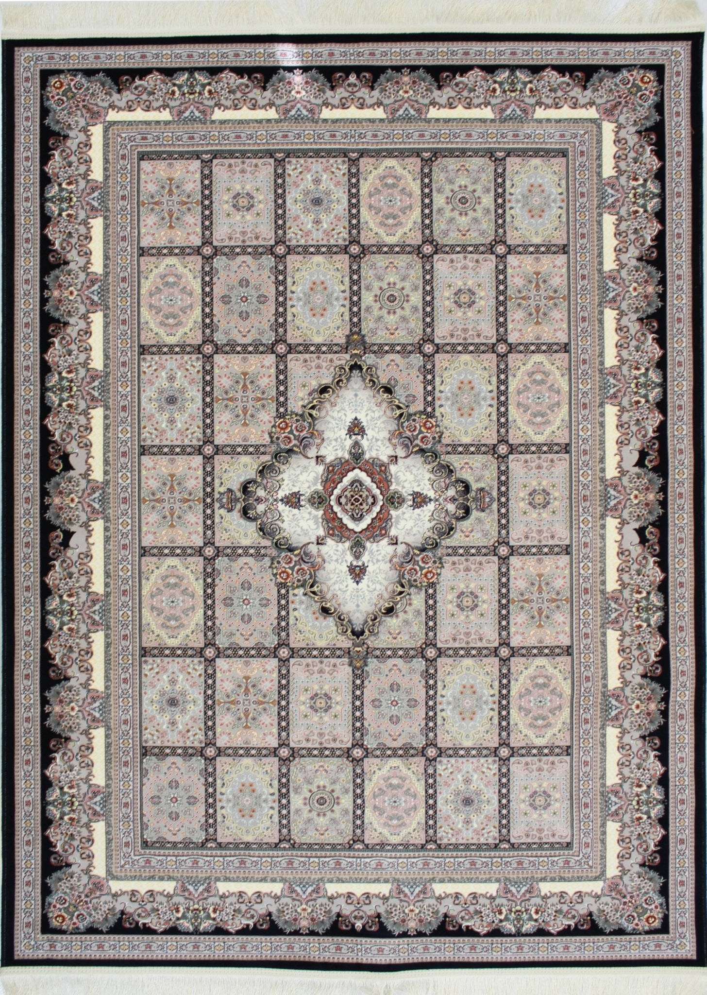 Elsa 3180 Dark Blue Traditional Rug - Quality Rugs and Furniture