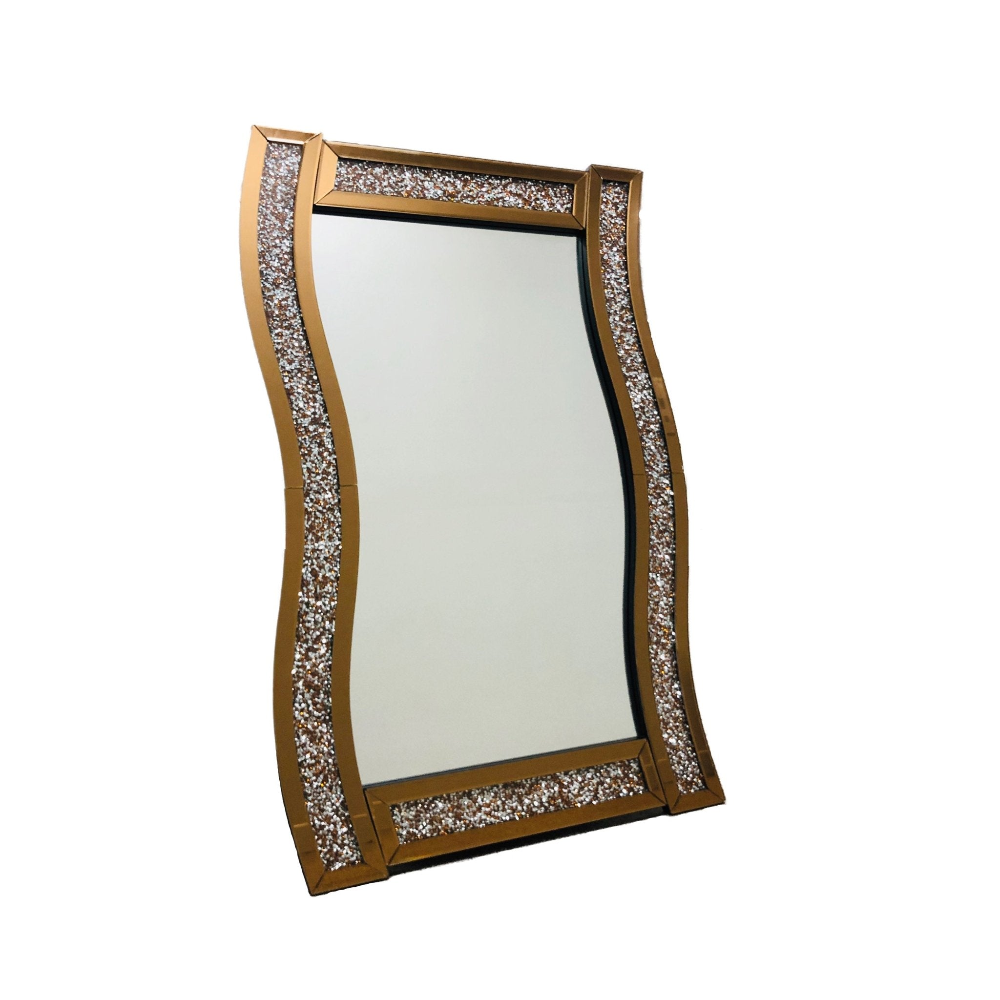 TG08 Wall Mirror Rectangle Silver - Quality Rugs and Furniture
