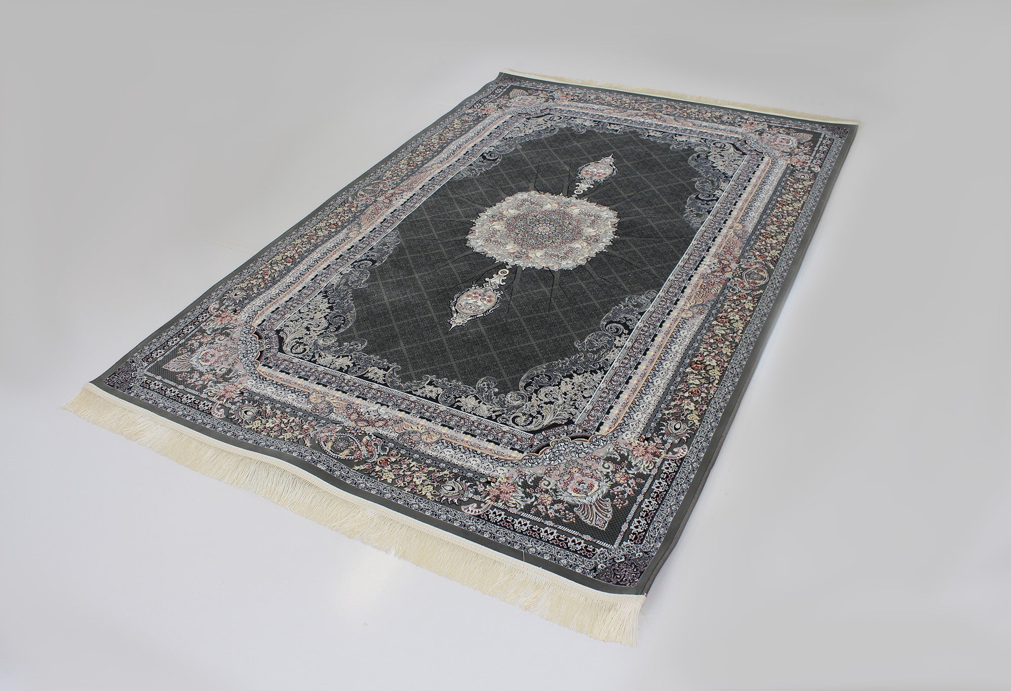 Timche 3184 Smoke Traditional Rug - Quality Rugs and Furniture
