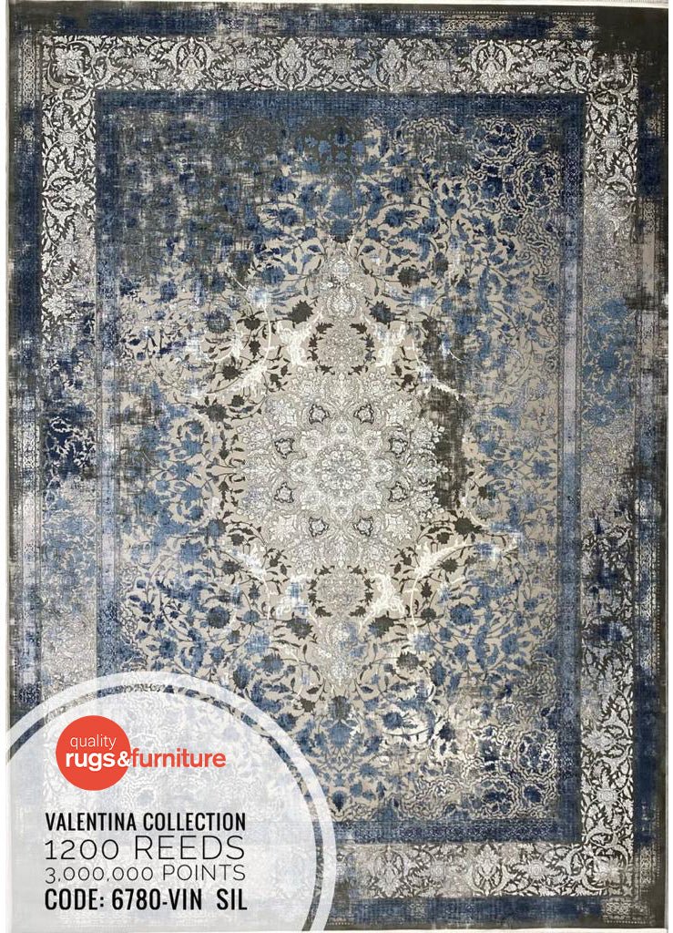 Valentina 6780 VIN - SIL Persian Traditional Area Rug - Quality Rugs and Furniture