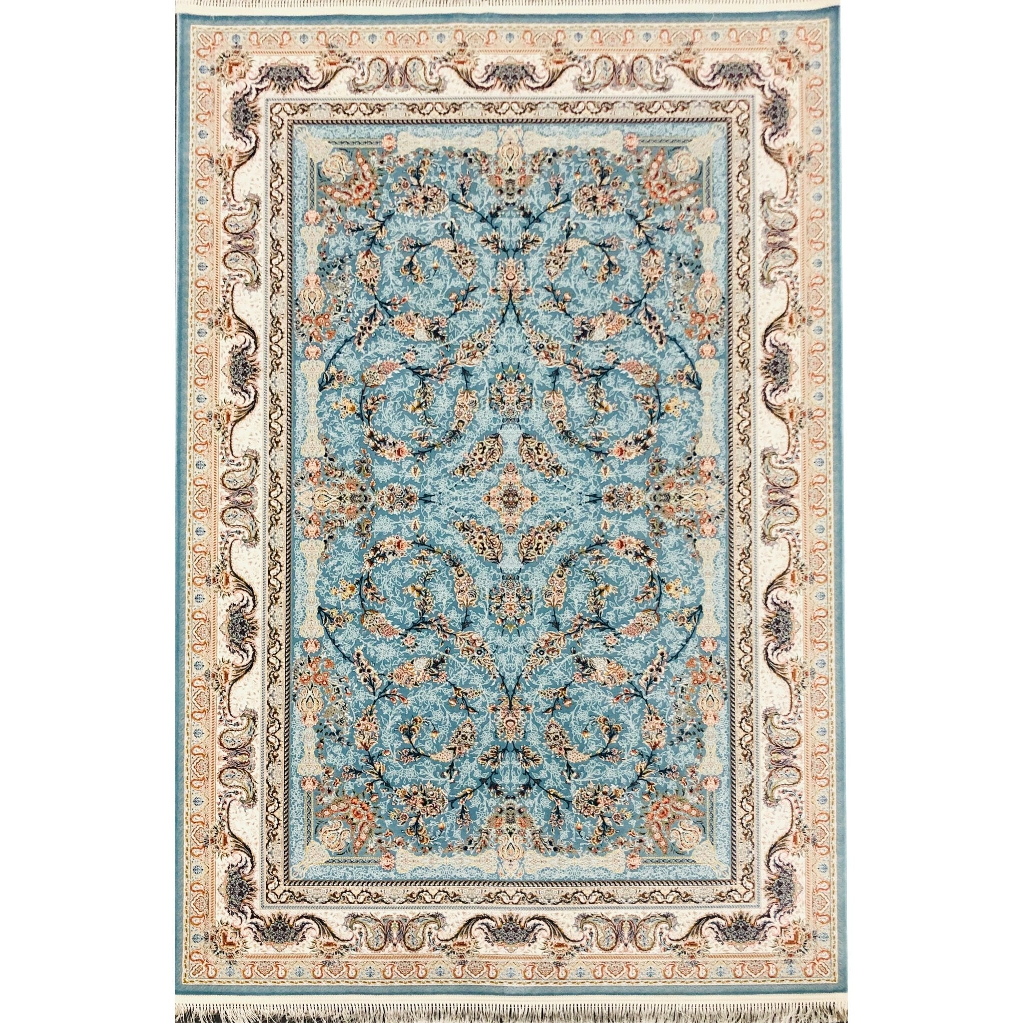 Zartosht 5333 Hallway Runner Blue Persian Traditional Rug - Quality Rugs and Furniture
