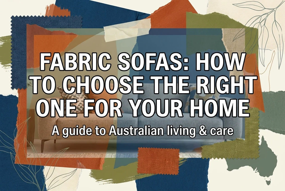 Professional header image for list-based article: Fabric Sofas: How to Choose the Right One for Your Home